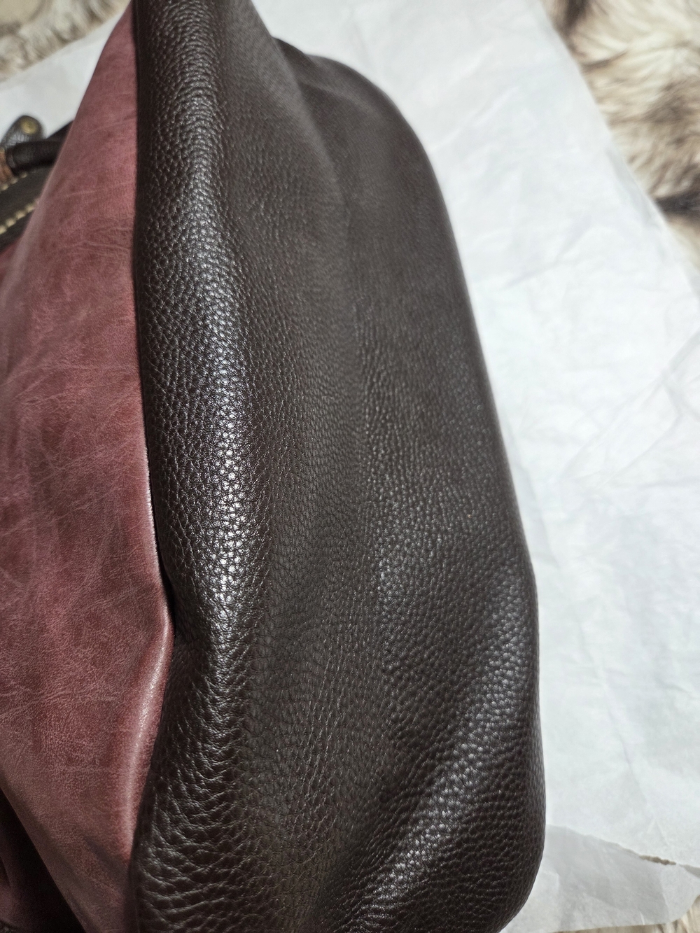Chala Bowling Bag in Burgundy With 2 Extra Charms! NWT - Picture 7 of 13